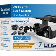 ANHÄNGERKUPPLUNG für VW T5 /