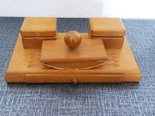 Vintage holz schreibtischset - vintage, holz‑schreibtischset