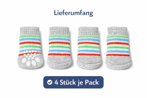 Anti rutsch hundesocken - anti-rutsch,