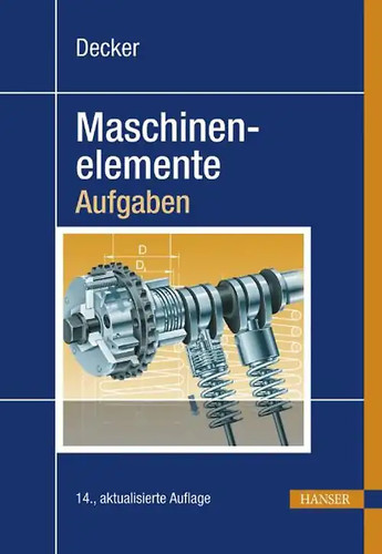 Decker maschinenelemente - maschinenelemente,