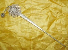 Eine Alte Silber Haarnadel