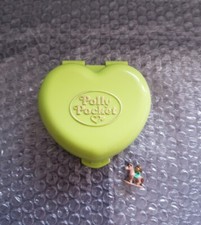 Polly Pocket Bluebird 1989 Polly's Pony Club Reitclub Pferd Mit 1 Figur Vintage 