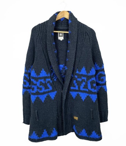 Men star raw sweater navy - g-star,