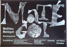 Poster Plakat - Mathieu Matégot - Frankreich Design Klassiker Wandteppich - 60er