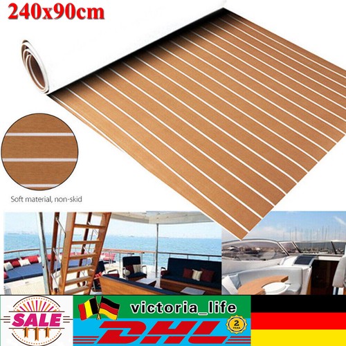240x90cm teak eva schaum boot - teak,