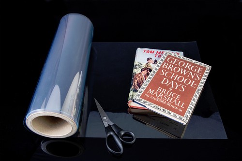 Clear archival book jacket - archival,
