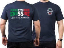 T-Shirt navy, Fire Dept. New