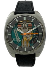 Herrenarmbanduhr Bulova Accutron Spaceview Quartz Kal. 214, funktioniert