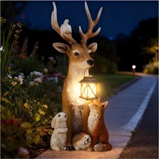 Hirsche Deko LED Laterne