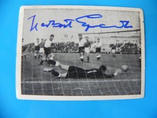 SIGNIERT HERBERT ERHARDT WS-VERLAG FUSSBALL WELTMEISTERSCHAFT 1958 WM SAMMELBILD
