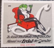 Werbemarke Erdal ABC - Serie Buchstabe C