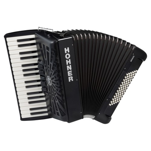 Hohner bravo iii black - bravo, 72