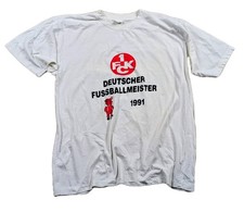 Orig. T-Shirt 1.FC Kaiserslautern Deutscher Meister 1991 Fußball Bundesliga FCK
