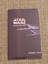 Star wars 15 stamped postal card booklet Postkartenbuch noch eingeschweißt
