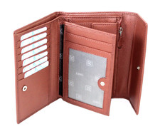 Damen Geldbörse Echt Leder