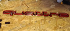 Quattro schriftzug rot - schriftzug,