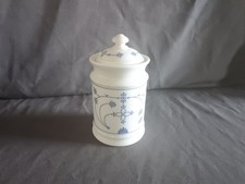 Krüger Porzellan Indisch Blau Strohblume Saks blau Vorratsdose