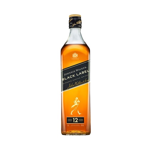 Johnnie walker black - black, label