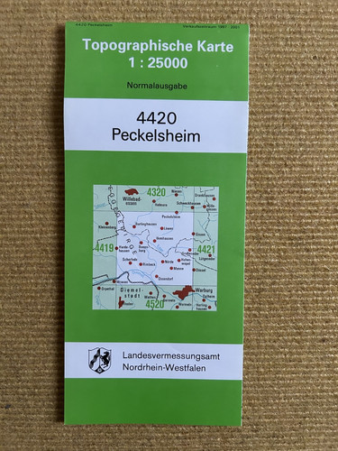 Topographische karte 25000 - topographische,