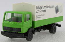 Wiking 1:87 Werbemodell A.S.S MB 814 Siemens I-Center Schalter Steckdosen GK 36