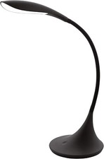 EGLO Schreibtischlampe DAMBERA Bürolampe schwarz Touch dimmbar EEK:D (Spek. A-G)