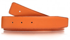 Orange Schwarz Wendegürtel Ledergürtel Gürtel Schnalle H Schliesse 31mm Leder