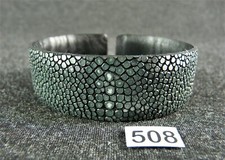 508) Rochenleder Armreif 2 cm
