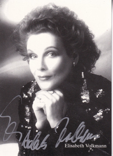 Autogramm elisabeth volkmann - elisabeth,