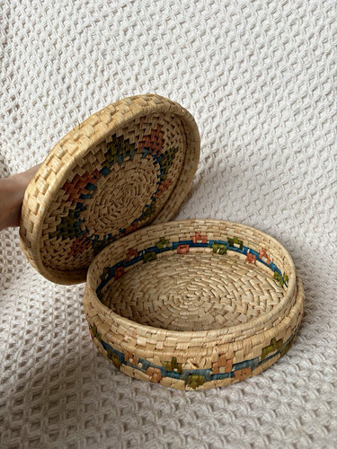 Vintage geflochtener raffia - vintage,