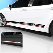 Seitenaufkleber Rennstreifen