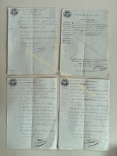 orig. Urkunde Dokument Handschrift 1819 Tournay Conservation des Hypotheques