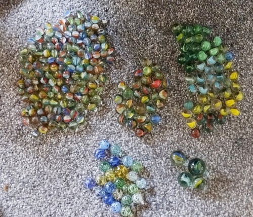 240 glasmurmeln versch - glasmurmeln,,