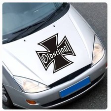 Eisernes Kreuz Oldschool Auto Aufkleber Motorhaube Sticker Cross Iron A134