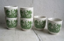 6 Eierbecher, Keramik 