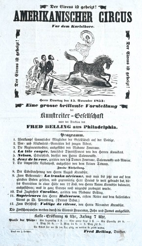 1853 amerika zirkus münchen - amerika,