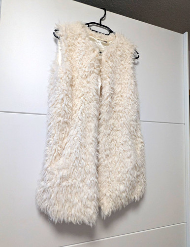 Damen kunstfell weste - damen,