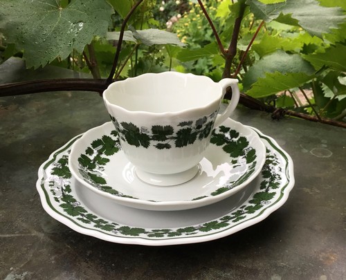 Meissen weinlaub kaffeegedeck - meissen,