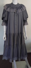 Vintage 70s Wallis Grey Cotton