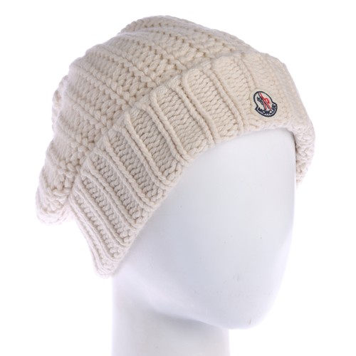 Moncler mütze one size weiß - size,