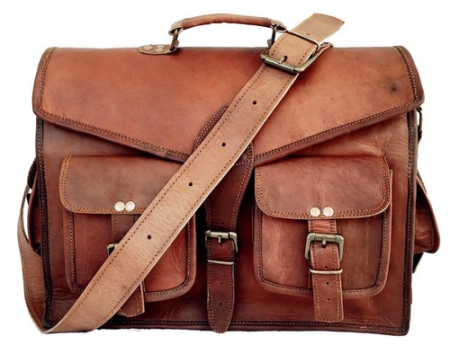 Neu vintage braun messenger - vintage,