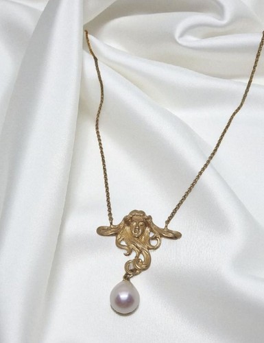Jugendstil art kette 925 - kette,