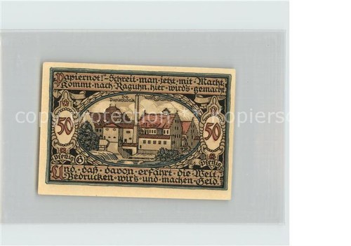 Raguhn pfennig notgeld - 50,