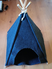 Katzen / Hunde  Zelt Tipi - Hundehöhle - Katzenhöhle - Wohnungshütte