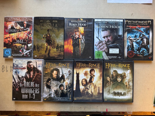 Dvd sammlung 13x - film, 1x