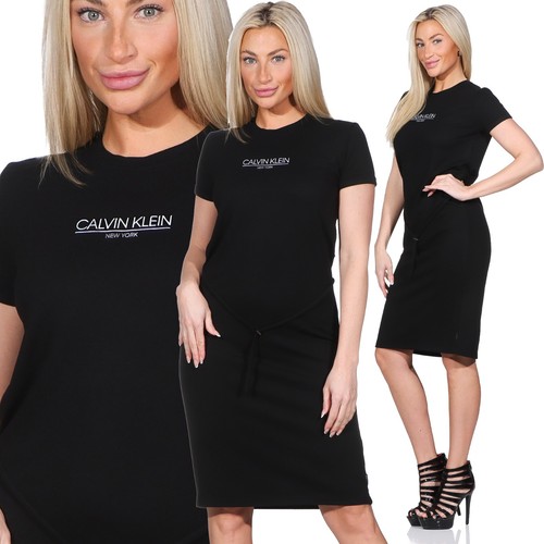 Damen kleid shirtkleid - shirtkleid, schwarz
