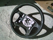 graues Lederlenkrad für Volvo