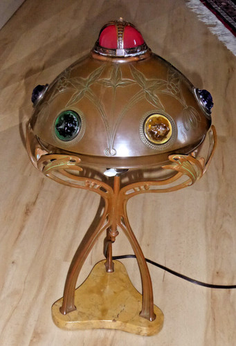 Tischlampe jugendstil - -,