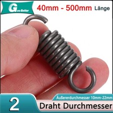 Federstahl Feder Zugfeder 2 mm