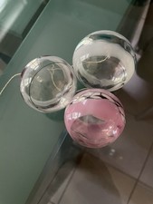 3 Glaskugeln mit