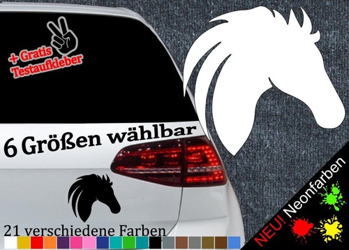 Pferde kopf aufkleber kontur - aufkleber,